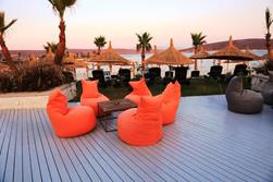 Seya Beach Hotel, Alacati - Turkey. Beach Club Restaurant. 